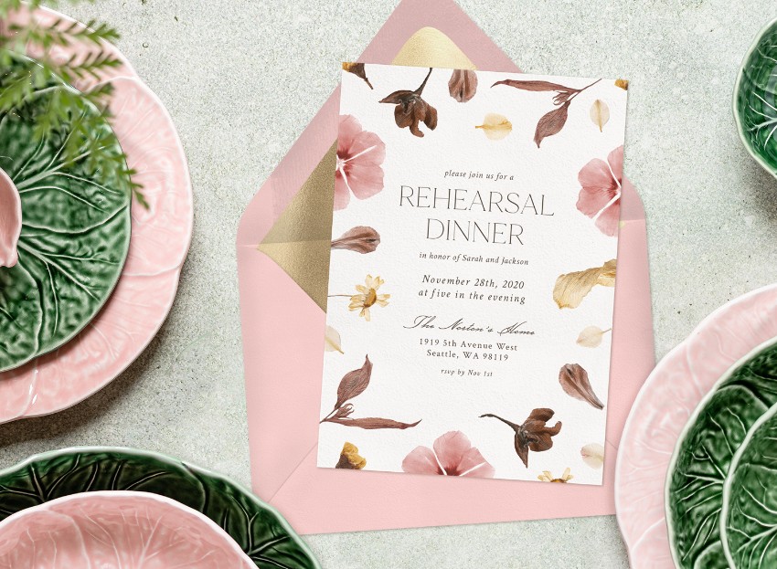 Rehearsal Dinner Invitations Etiquette: Everything You Need to Know